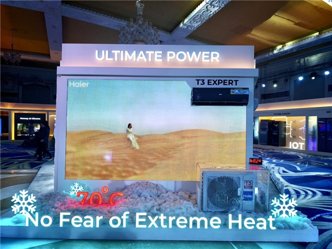 海尔空调亮相巴基斯坦峰会展示全球化与绿色化成果(图2)