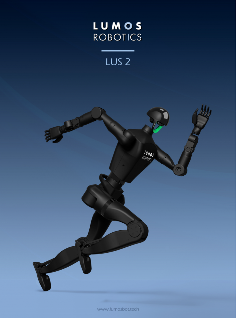 一秒弹射,闪电起身!全球首个1秒起身人形机器人Lumos Robotics LUS2震撼亮相!(图1) 一秒弹射,闪电起身!全球首个1秒起身人形机器人Lumos Robotics LUS2震撼亮相!(图1)