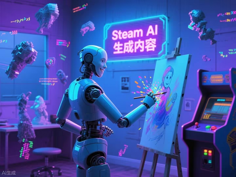 生成式 AI 大举进军游戏开发行业,Steam 上架作品中使用量激增 8 倍(图1) 生成式 AI 大举进军游戏开发行业,Steam 上架作品中使用量激增 8 倍(图1)