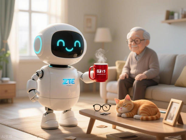 中兴通讯布局陪伴机器人市场，未来家庭机器人将兼具安全守护与情感陪伴(图1)