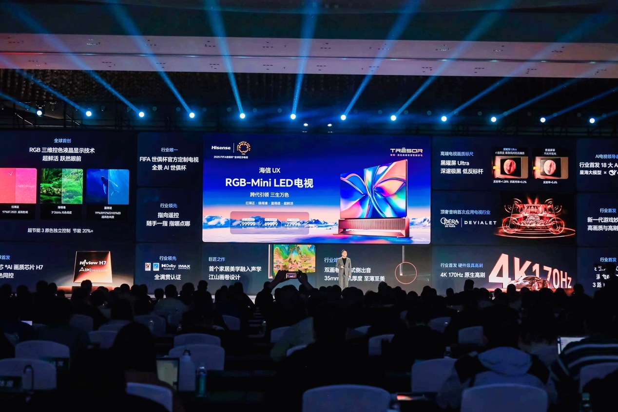 27999元起售!海信全球首款RGB-Mini LED电视量产上市(图4) 27999元起售!海信全球首款RGB-Mini LED电视量产上市(图4)
