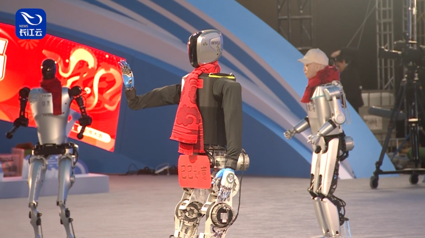 国内最高大最强壮，湖北 10 款人形机器人集体亮相！(图5)