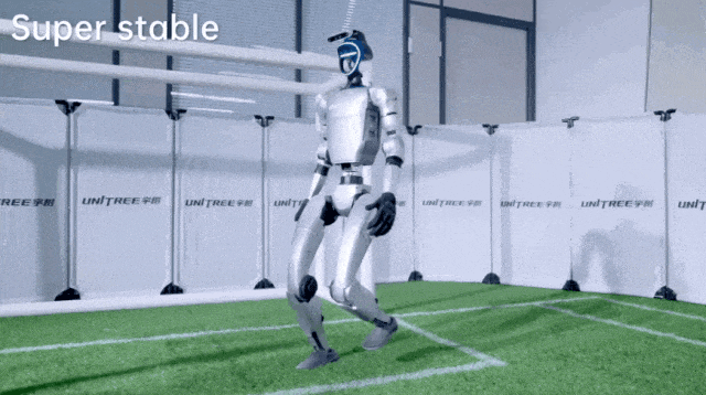 能射门能撞人的“足球巨星”，宇树 G1 人形机器人首个应用方案公布(图2)