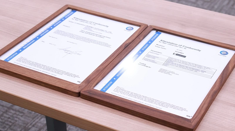 霞智科技Titan 810荣获TÜV南德欧盟CE-MD认证证书(图2) 霞智科技Titan 810荣获TÜV南德欧盟CE-MD认证证书(图2)