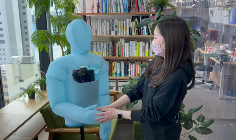 日本明治大学研发充气式人形机器人，肢体运动灵活，皮肤感应灵敏(图2)